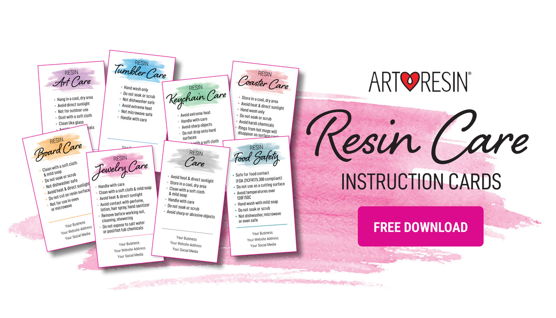 Epoxy Resin Care Instructions: FREE Download