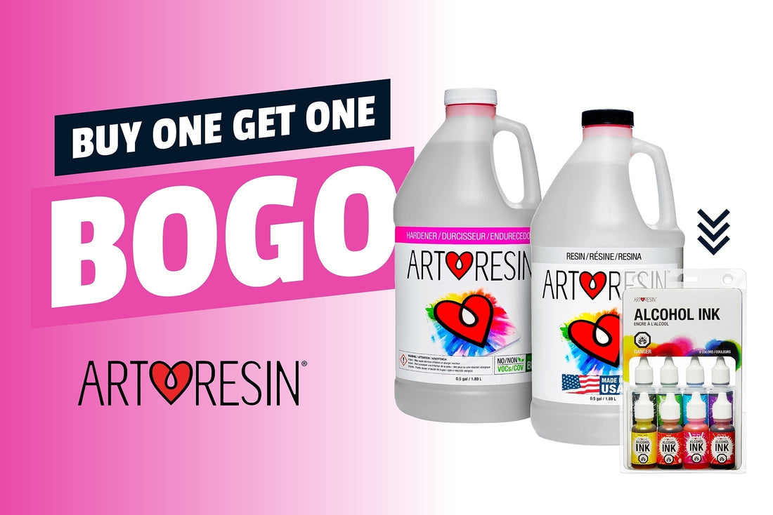 🥳 September BOGO: Free Alcohol Inks with Your Resin