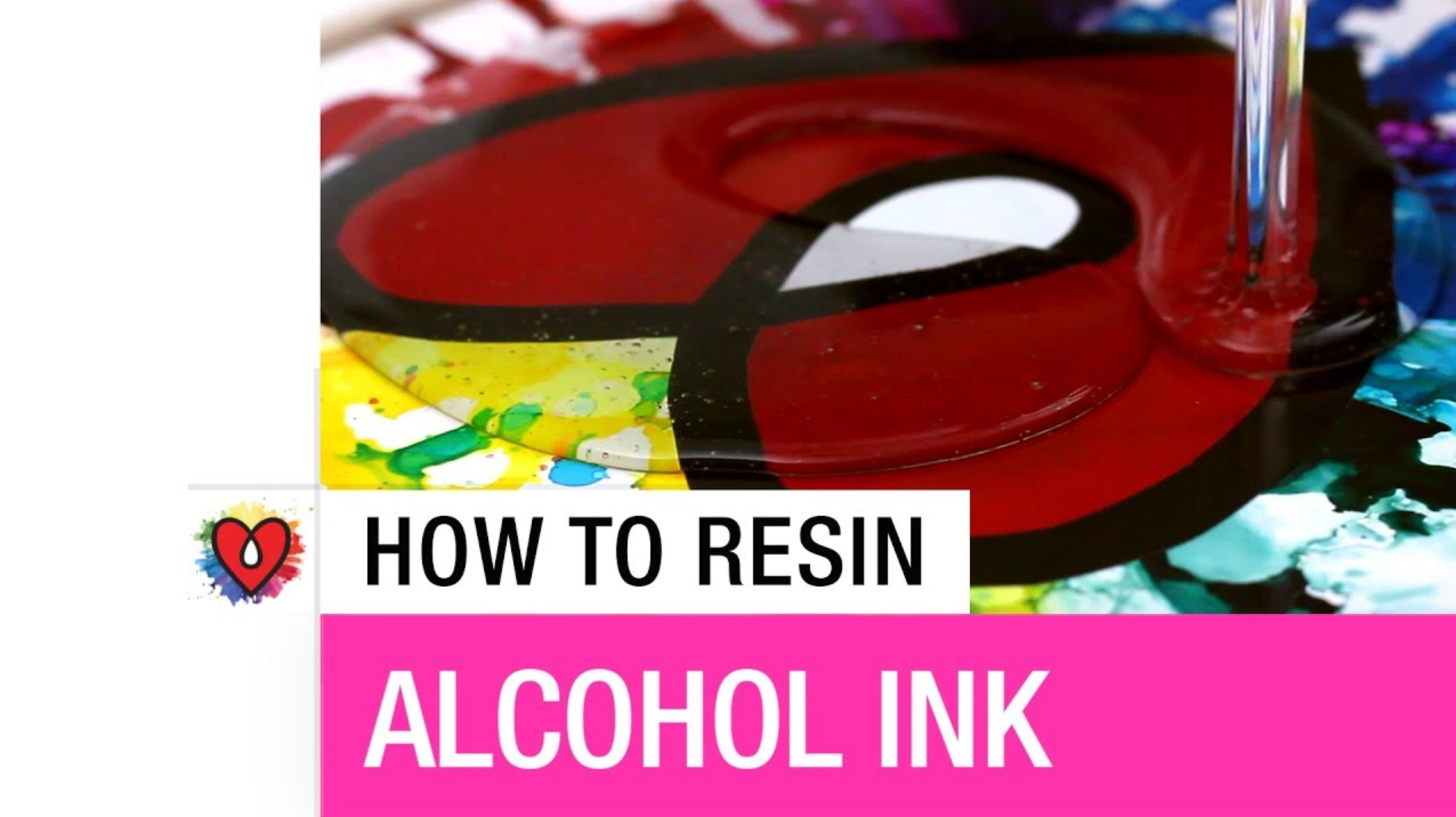 How To Resin Alcohol Ink on Yupo, Resin Video Tutorial