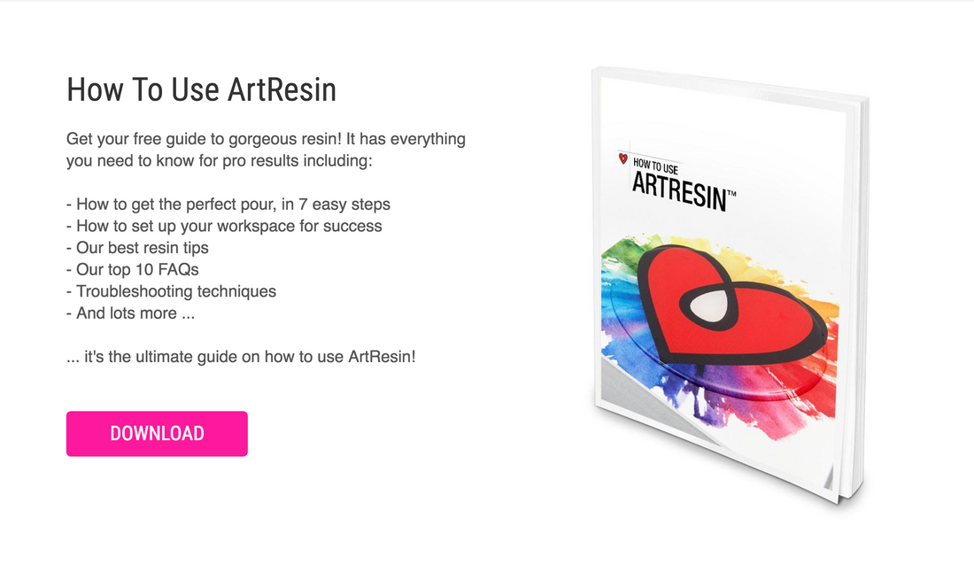 How To Use ArtResin - FREE e-book!