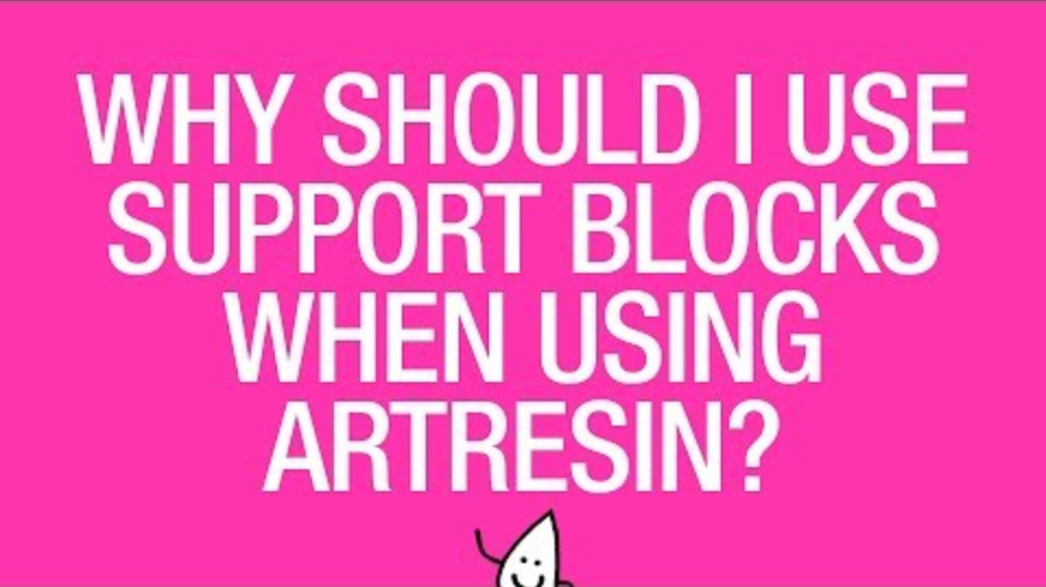 Why Should I Use Support Blocks When Using Epoxy Resin?