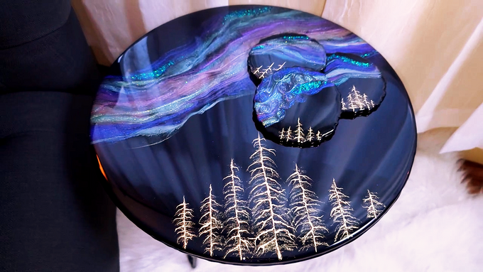Northern Lights Coasters & Tabletop