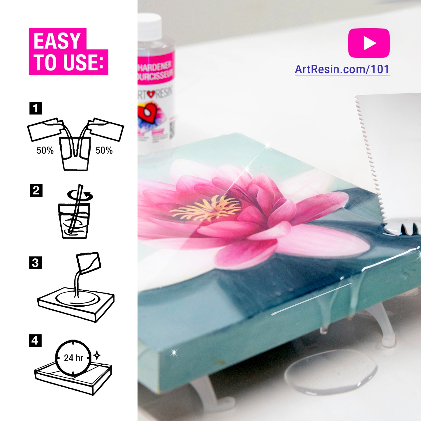 ArtResin Epoxy Resin - 16 oz (474 ml)