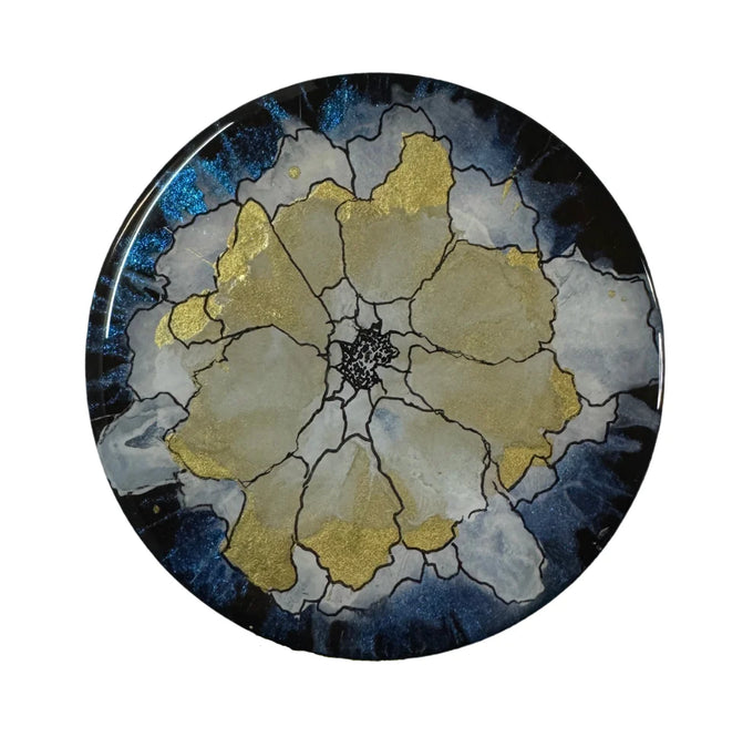 Alcohol Ink Floral Art