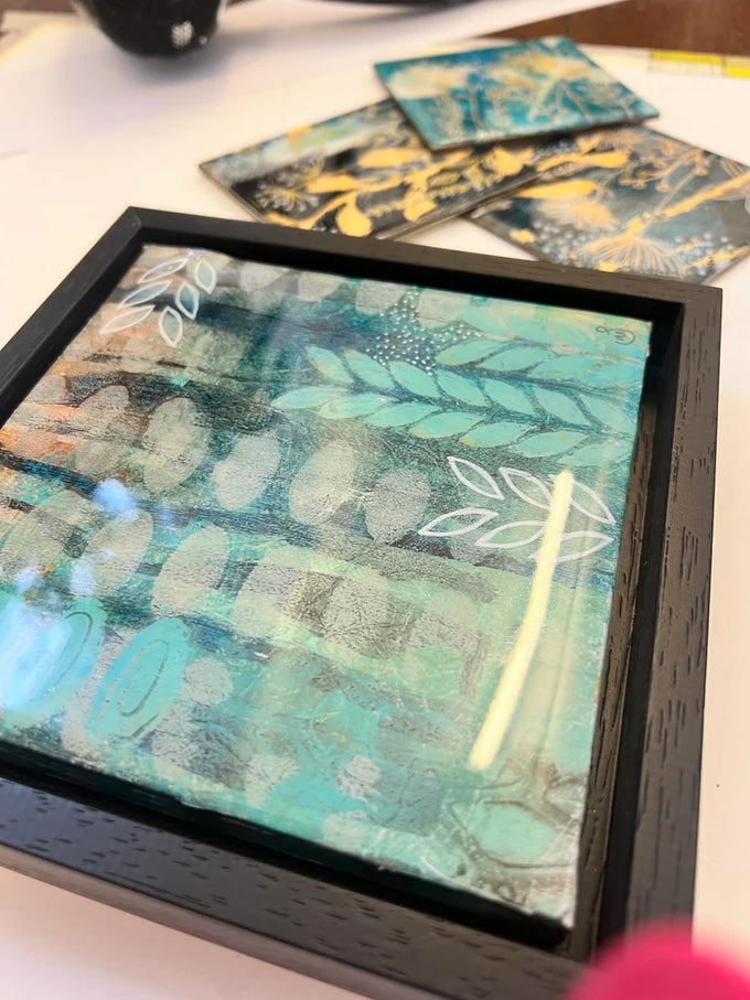 Resin A Gelli Print