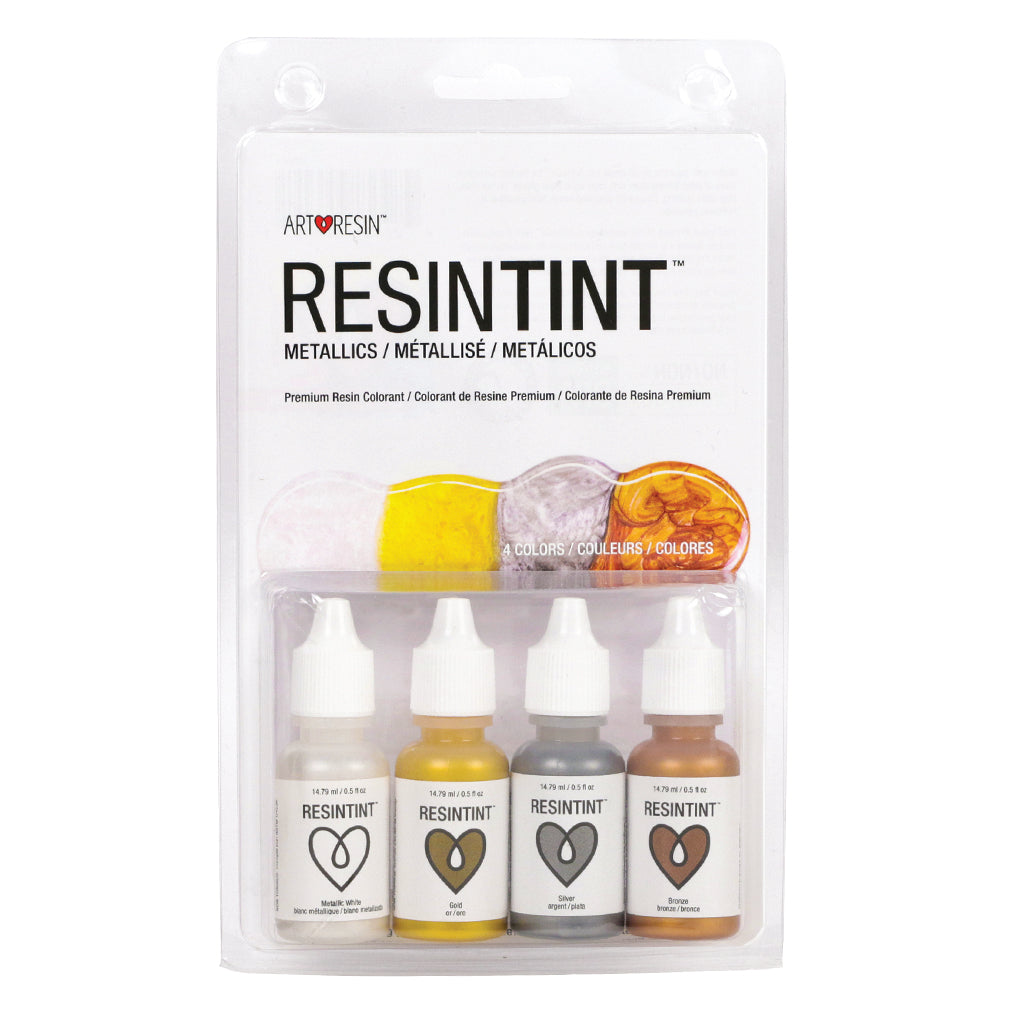 Metallic Resin Tints, Pack Of 4 Colours