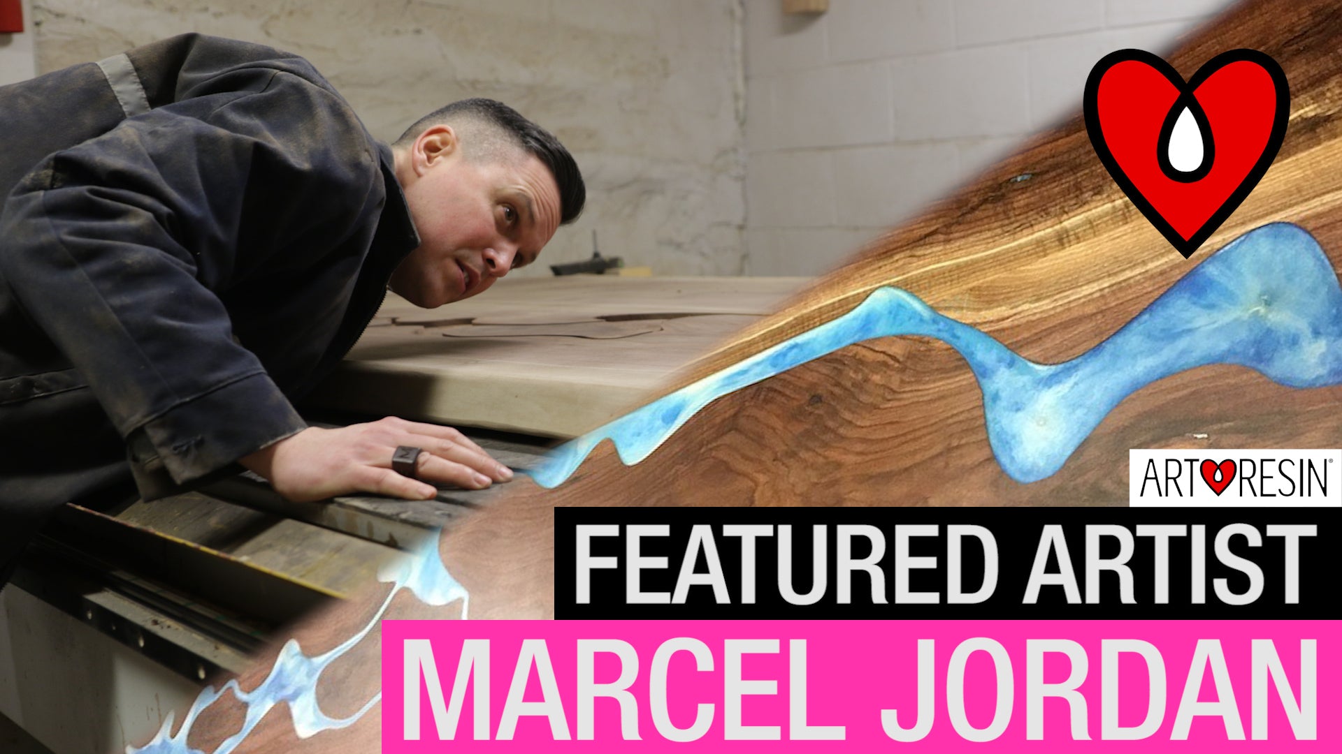 ArtResin Featured Artist Marcel Jordan