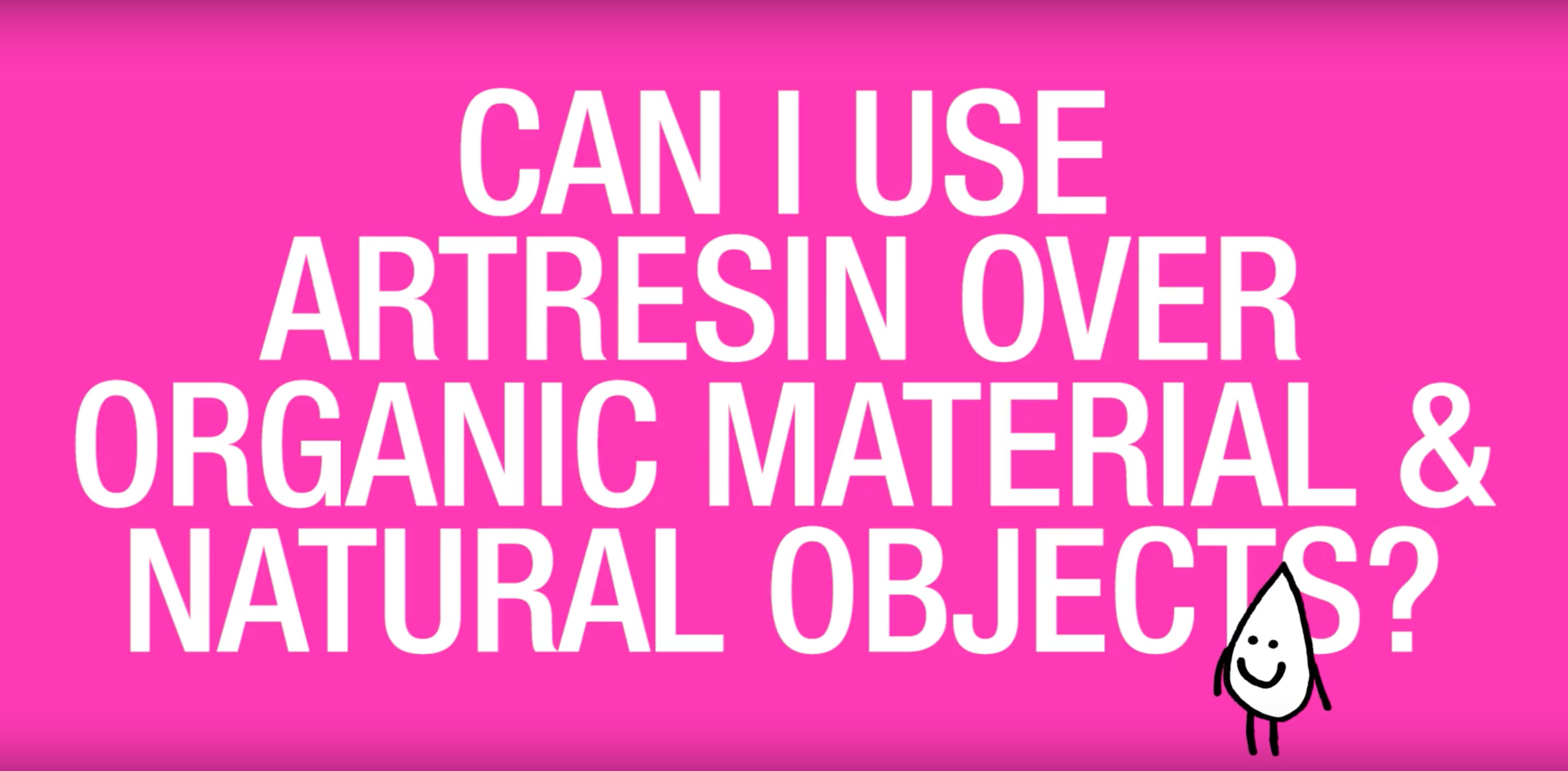 Organic Resin Using Organic Material & Naturals with Epoxy Resin