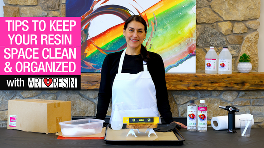 Simple Workspace Tips for Resin Artists: Clean, Easy Setup