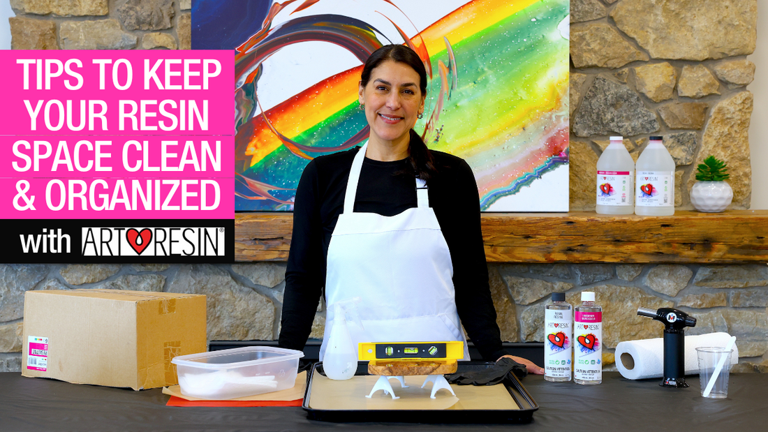 Simple Workspace Tips for Resin Artists: Clean, Easy Setup