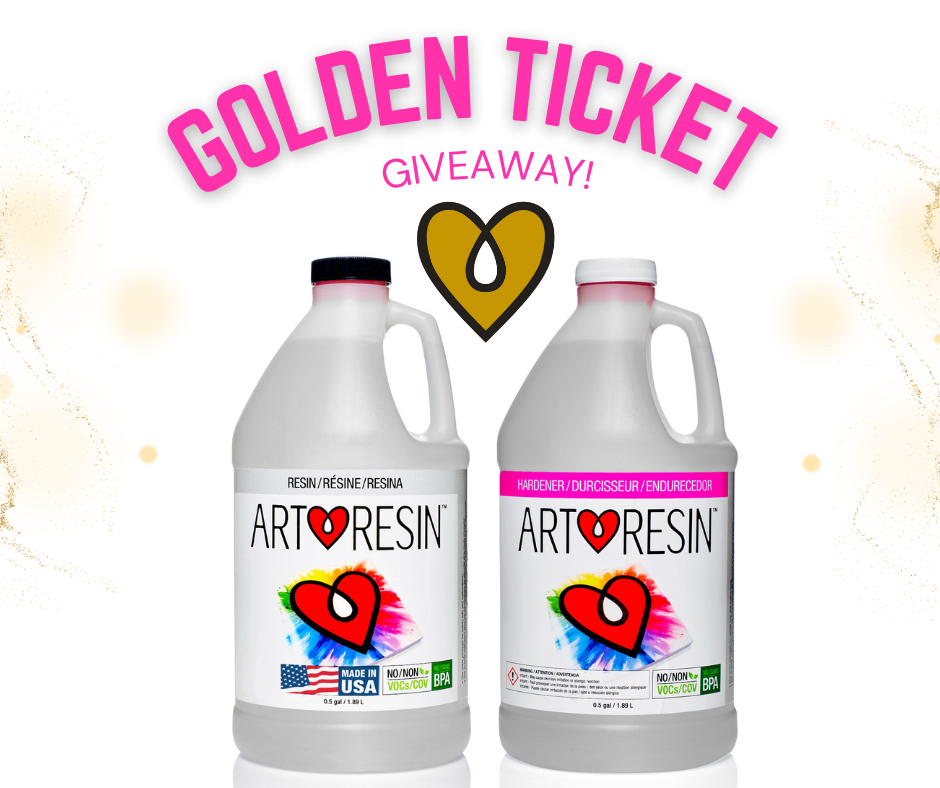 ✨ ArtResin's Golden Ticket Giveaway! ✨
