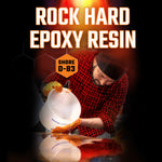 A man pouring of rock-hard epoxy resin of Industrial Clear.