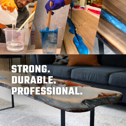 Examples of using 1.5 Gallon Kit Rock-Hard Epoxy Resin & Hardener.