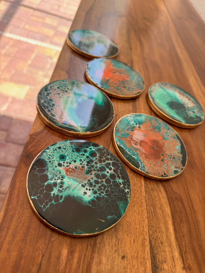 Upcycled Resin Coaster Fails