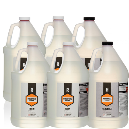6 gal Industrial Clear Epoxy Resin