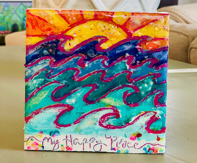 Layered Resin Art