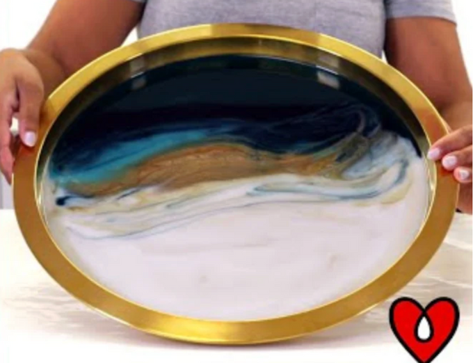 How To Create Resin Flow Art