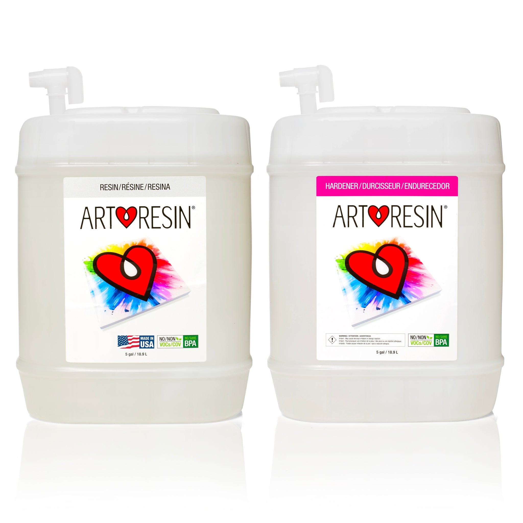 10 Gallon Epoxy Resin (37.8 L) & Hardener Free US Delivery ArtResin