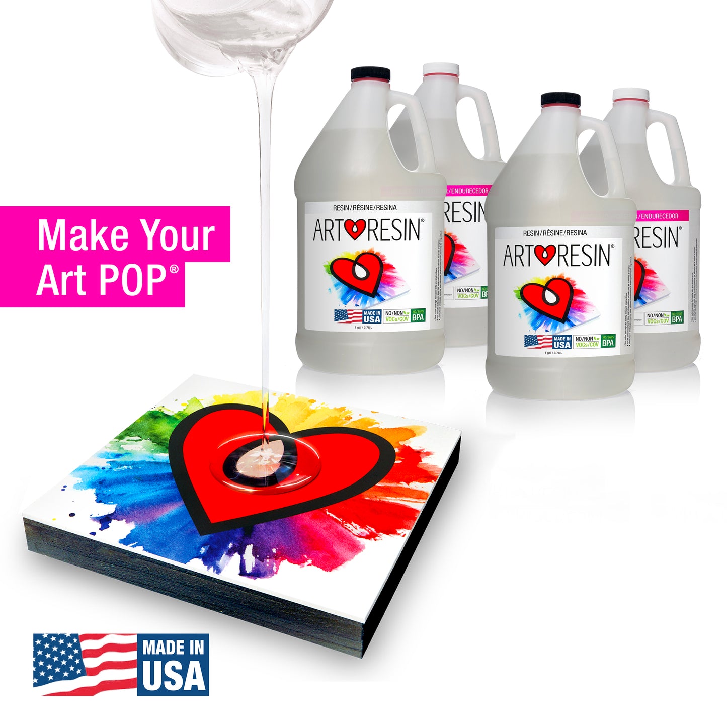 ArtResin - How to artresin your Artwork & Photography (epoxy resin clear  coat)