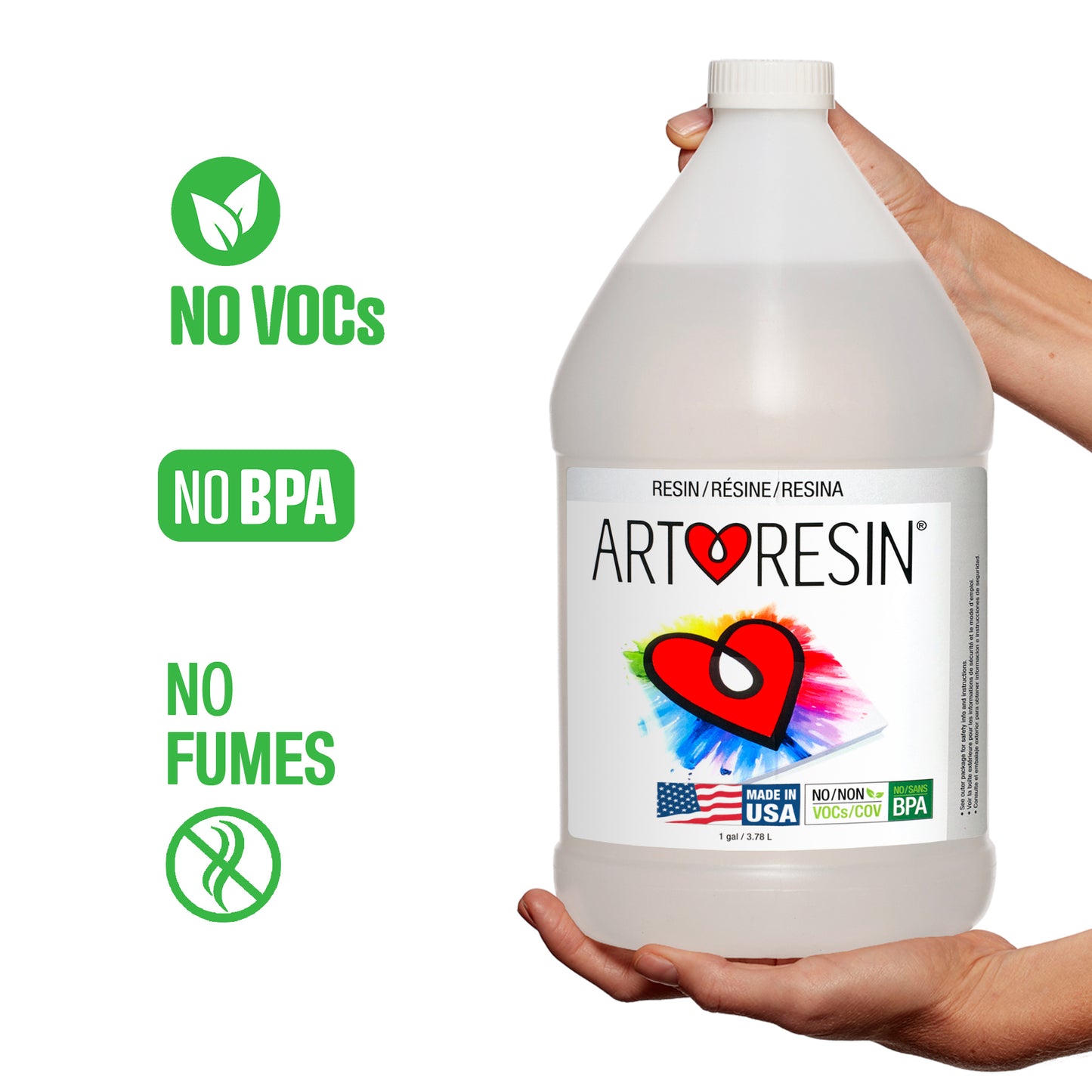 ArtResin - Epoxy Resin - Clear - Non-Toxic - 8 oz (4 oz resin + 4
