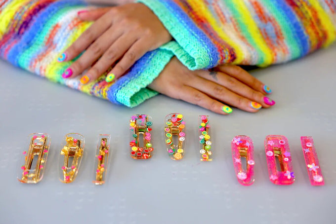 Resin Hair Clips
