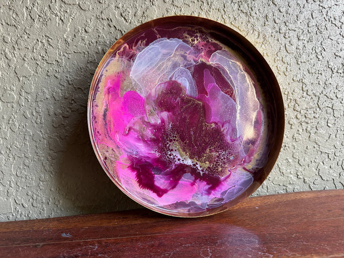 Fluid Art Resin Tray