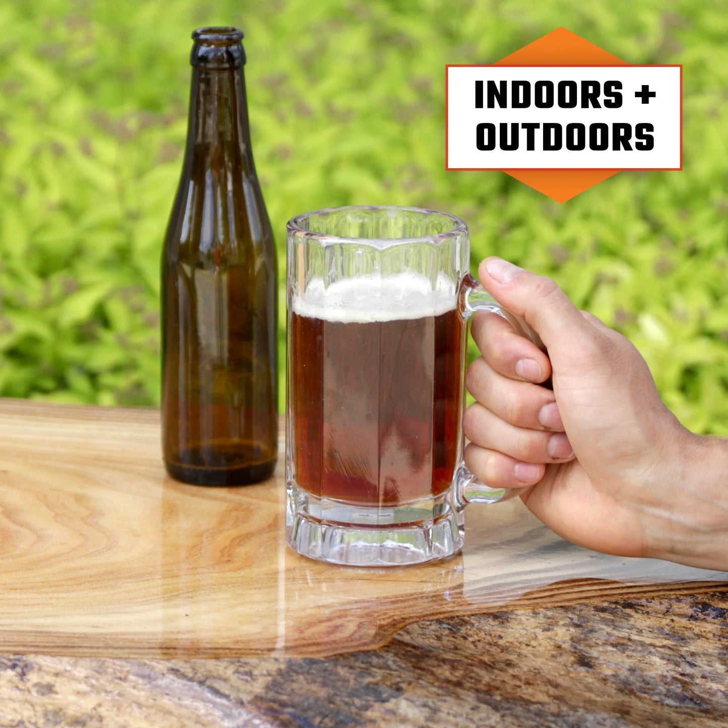 15 Gallon Kit Rock-Hard Epoxy Resin that can be used indoors or outdoors.