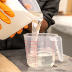 Pouring of 15 Gallon Kit Rock-Hard Epoxy Resin.