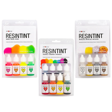 Tinted Epoxy Resin Color Set Bundle - Classic, Neon & Metallic Resin Tints