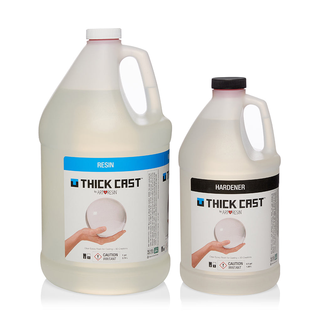 Epoxy Cast In ThickCast 1.5 Gal Epoxy Resin & Hardener: Get Clear Casting Resin for ...